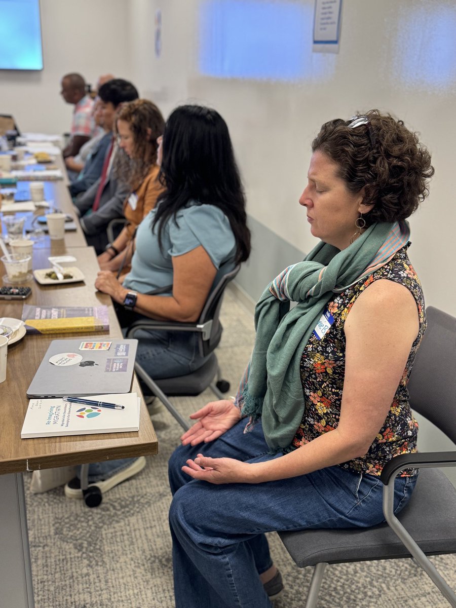 MrsSaid17's tweet image. Opening the Reimagining Migration Day 2 Fellowship Retreat with mindfulness work and putting Identity Affirmation at the center of Schools.