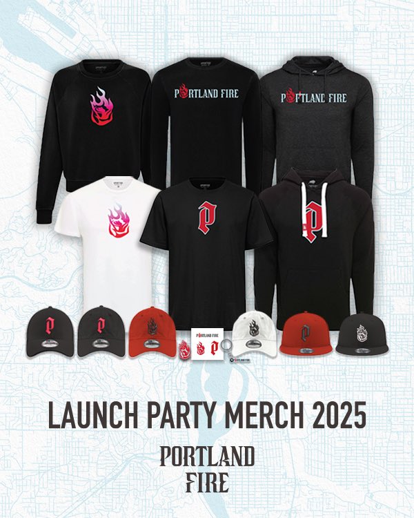 theportlandfire's tweet image. The Portland Fire merch is here!🔥
Come celebrate with us @ModaCenter TODAY! FREE Launch Party, family-friendly event celebrating the official unveiling of our team’s name and brand.
🚨More merch will be available at the Launch Party🚨
🔗: portlandfireteamshop.com
Launch Party…