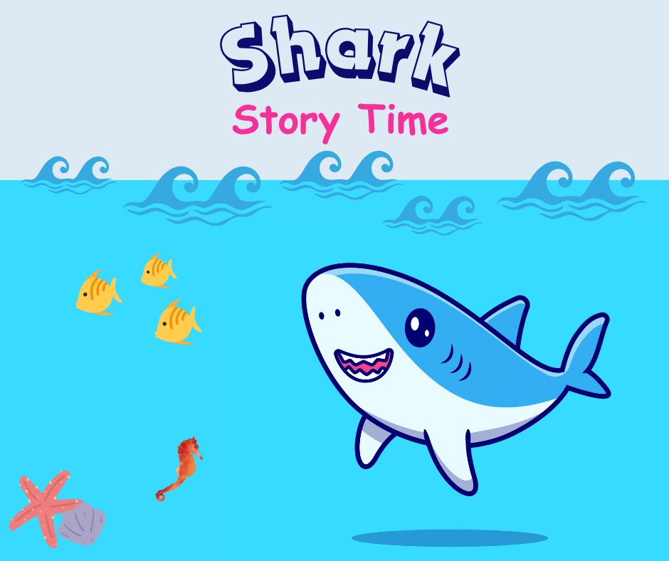 EglinLibrary's tweet image. Join us tomorrow at 10 AM for a special shark story time filled with fun stories, crafts &amp;amp; sensory activities. Bring your little guppies out and prepare for an ocean of fun! 🦈#sharks #summerreading2025 #eglinlibrary