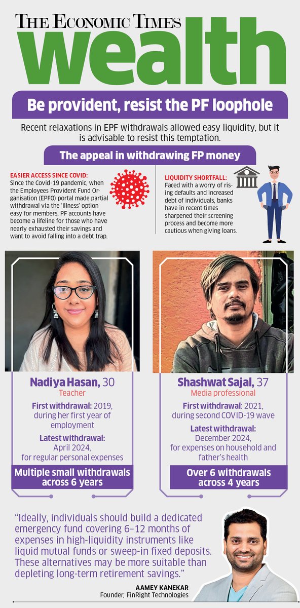 kayezad's tweet image. We've heard many horror stories of money stuck with Employees' Provident Fund Organisation (EPFO) and how people are made to run pillar to post. But the opposite side can be just as bizarre.
Tightening of lending by banks on unsecured loans in recent times have led to some…