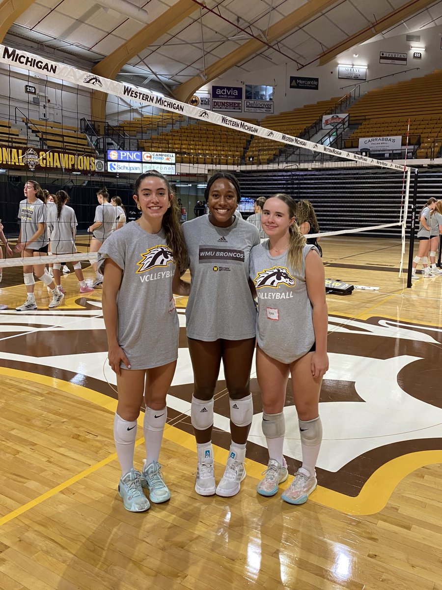 Anna Joostberns (@annajoostberns) on Twitter photo Thank you Western Michigan for an amazing camp!! I learned so much from all your athletes and coaches. It was great to experience your team’s culture and how your program is run. Go Broncos!! <a href="/CCVBCrecruit/">Circle City Volleyball Recruiting</a> <a href="/circlecityvbc/">Circle City VBC</a> <a href="/WMUVolleyball/">WMU Volleyball</a> Thank you Western Michigan for an amazing camp!! I learned so much from all your athletes and coaches. It was great to experience your team’s culture and how your program is run. Go Broncos!! <a href="/CCVBCrecruit/">Circle City Volleyball Recruiting</a> <a href="/circlecityvbc/">Circle City VBC</a> <a href="/WMUVolleyball/">WMU Volleyball</a>