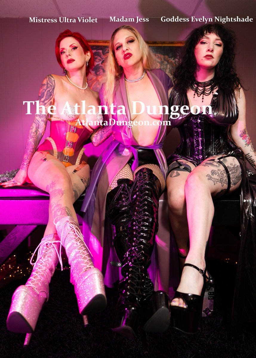 Goddess E. Nightshade ๐ฆ ATL DOMME (@goddenightshade) on Twitter photo The Fates: weaving, measuring, and cutting the thread of your destiny // <a href="/AtlantaDungeon/">Atlanta Dungeon</a> <a href="/Ms_Ultra_Violet/">MISTRESS ULTRA VIOLET Atlanta Dominatrix</a> <a href="/MyMadamJess/">Madam Jess- Atlanta Dominatrix</a> The Fates: weaving, measuring, and cutting the thread of your destiny // <a href="/AtlantaDungeon/">Atlanta Dungeon</a> <a href="/Ms_Ultra_Violet/">MISTRESS ULTRA VIOLET Atlanta Dominatrix</a> <a href="/MyMadamJess/">Madam Jess- Atlanta Dominatrix</a>