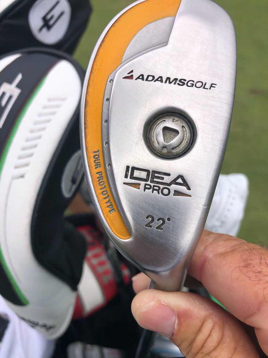 K_Kisner's tweet image. If any of you club sickos have an old Adams 22 degree hybrid laying around I have a friend that needs one. I’ll trade something cool or pay you for it.