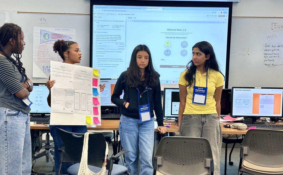 vi_harkrishnan's tweet image. had fun introducing @v0 to high schoolers at yale’s pathways to science
the moment they realized they could just build was incredible