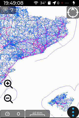 Still working in vector map for #icenav . #gps #diy #esp32