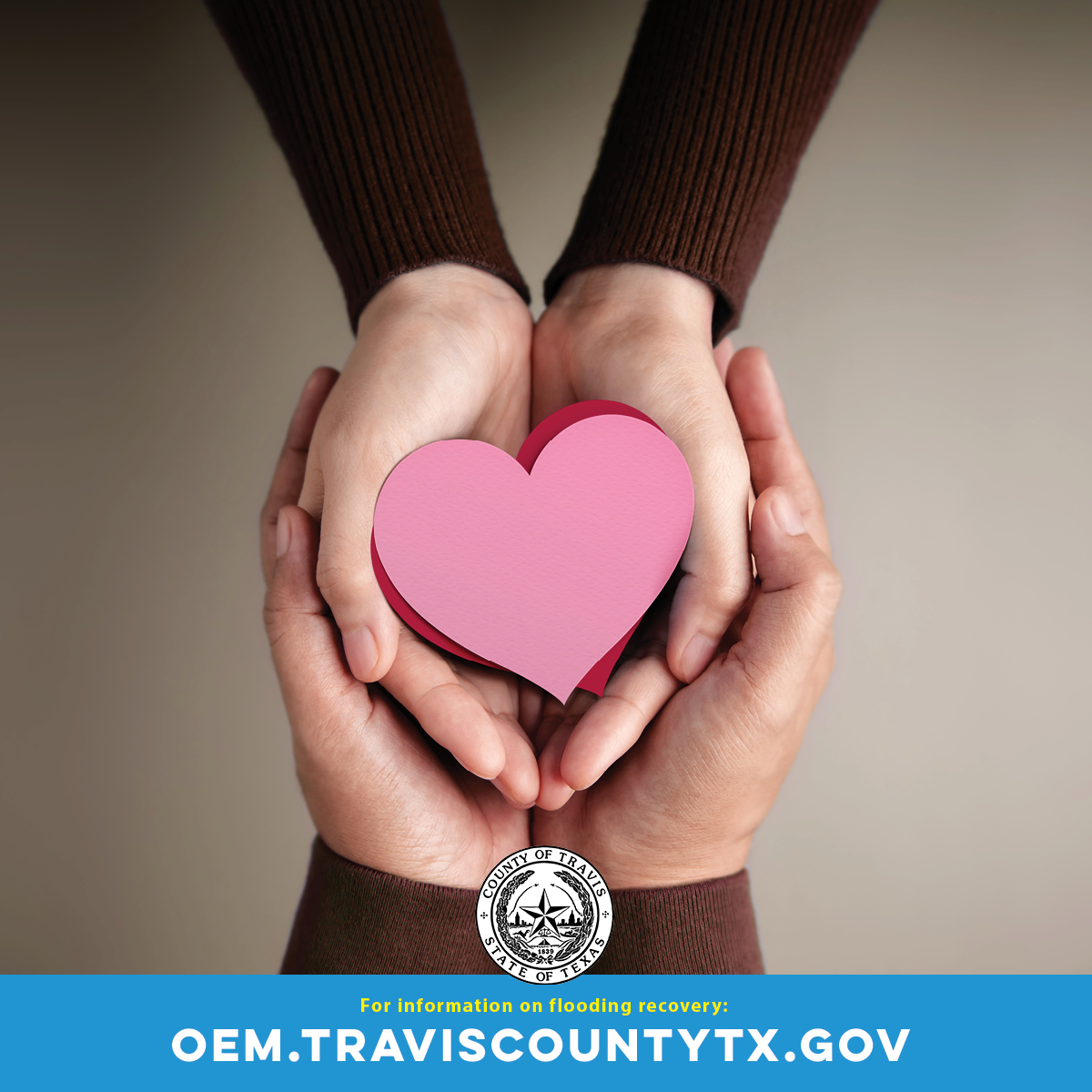 ❤️ Donate to help flood victims
 
Travis County and Central Texas Community Foundation has established a disaster relief fund to help those impacted by flooding. Travis County Cares will provide direct financial relief and is accepting donations now.
 
ctxcf.networkforgood.com/projects/25542…