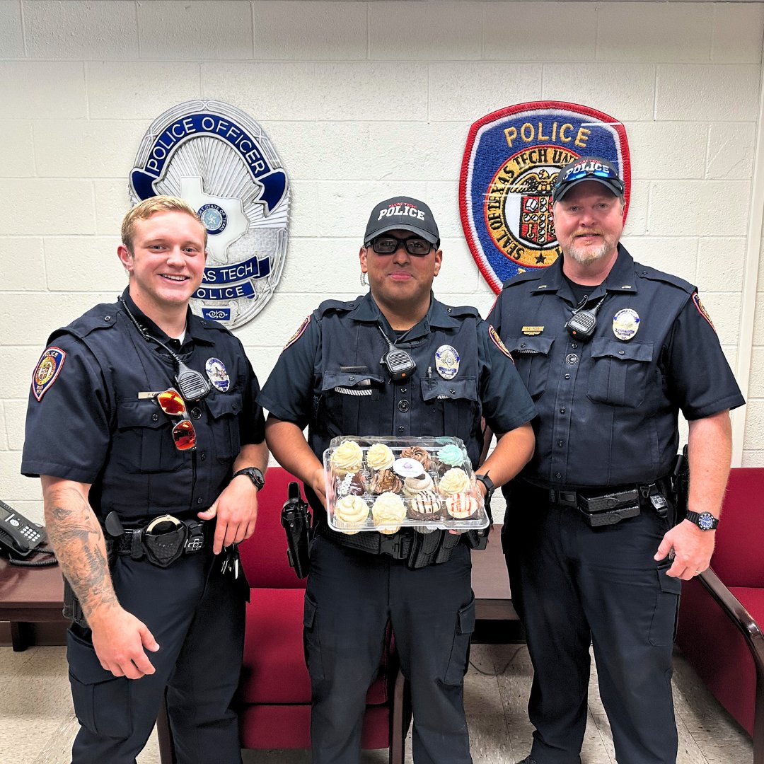 A heartfelt thank you to The Ruffled Cup Lubbock for brightening our officers' day with your delightful treats! Your act of kindness is truly appreciated and reminds us of the wonderful community we serve. Here's to the sweet moments and the incredible support we receive. 🩵