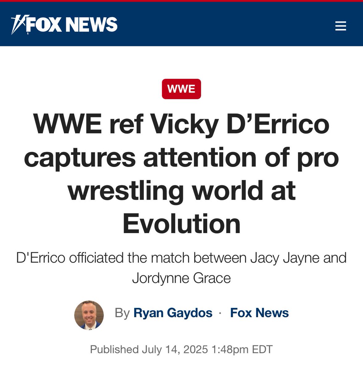 Just trying to make the family proud 🥹❤️
foxnews.com/sports/wwe-ref…