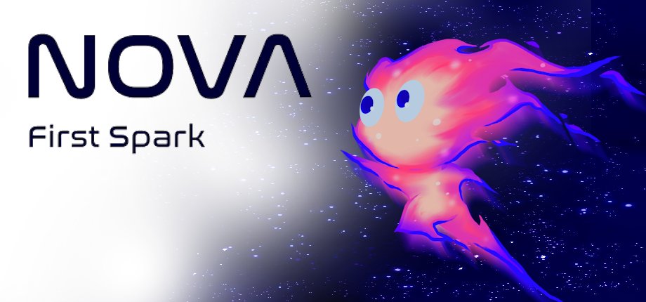 IGDANYC's tweet image. Level Up Game Showcase 2 

In Nova, by Jamal Woods, players take control of a bright, star-like creature and bounce through an arcade of asteroids solving puzzles. 

Jamal's other creations, including Discord Duels and Dune Ball.   jamalcwoods.github.io #NYMakesGames