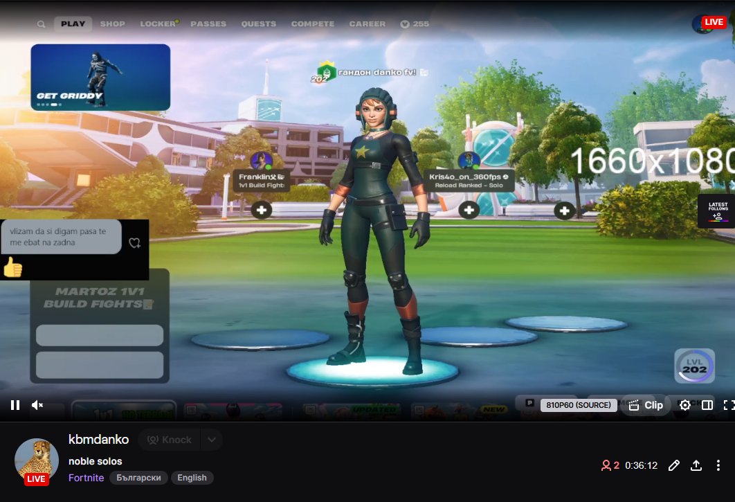 twitch.tv/kbmdanko
I will appreciate if you hop in and drop a follow <3