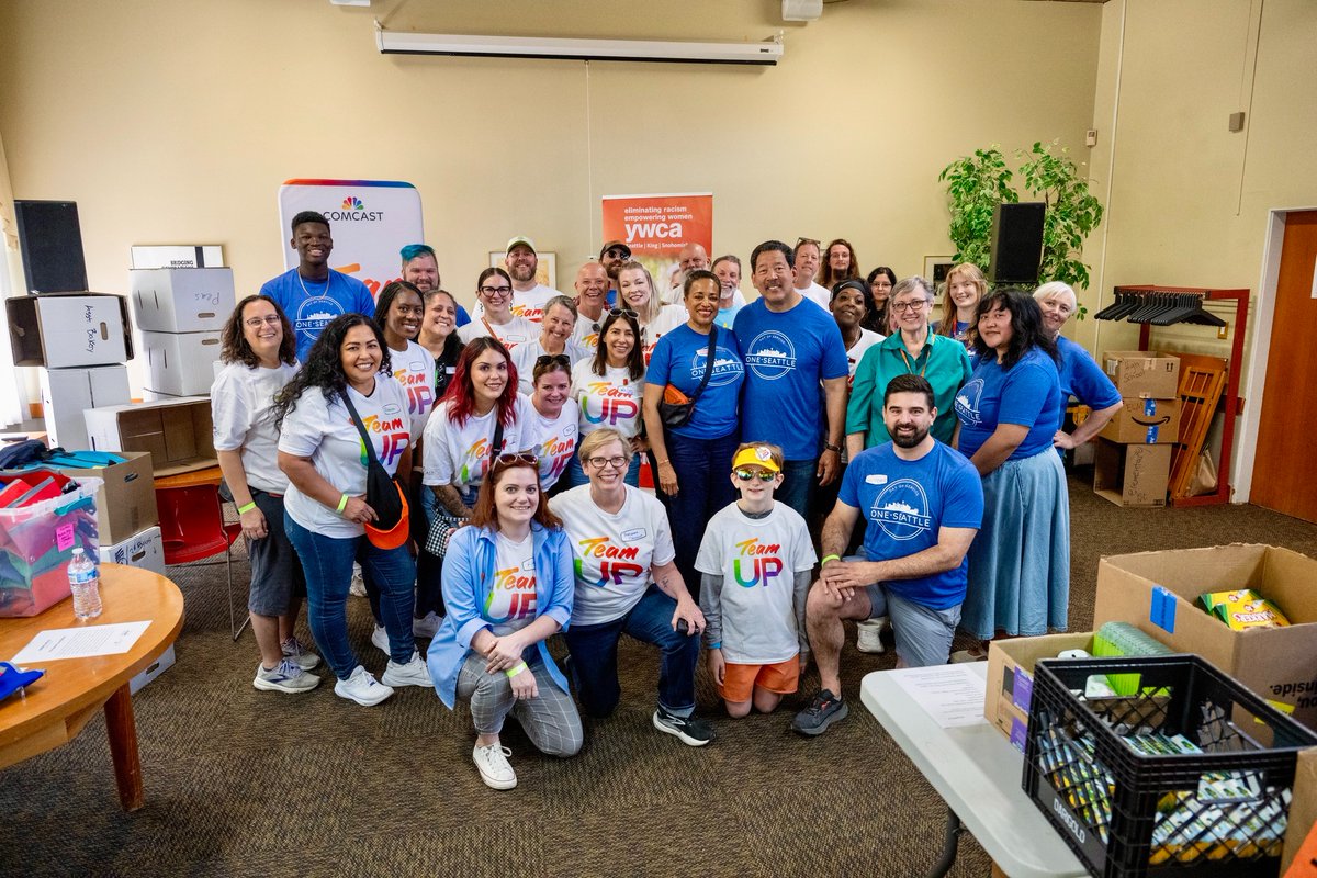 YWCA is so grateful for <a href="/comcast/">Comcast</a> and <a href="/MayorofSeattle/">Mayor Bruce Harrell</a> Bruce Harrell for partnering with us this year on the fourth annual One Seattle Day of Service on Saturday, July 12. Check out Comcast’s blog for more info: bit.ly/3TJrsU5