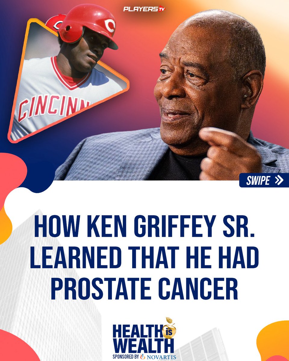 ThePlayersTV's tweet image. Ken Griffey Sr. opens up about the moment he found out he had cancer.
Tune in to Health is Wealth, sponsored by Novartis Pharmaceuticals Corporation, and let Dr. Myron Rolle guide you through the transformative power of health and wellness expert insights and real stories- only…