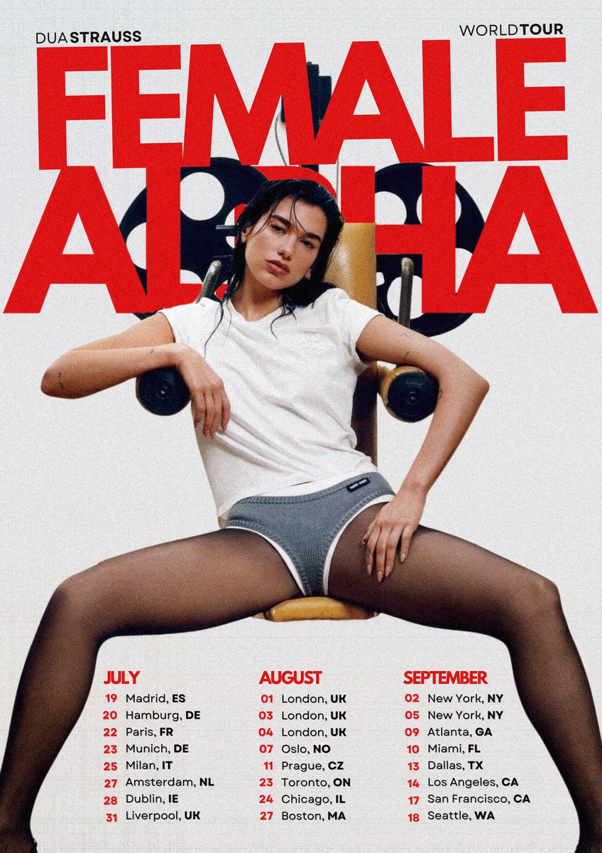 FEMVLEALPHA's tweet photo. IT’S SHOWTIME 🦋 THE FEMALE ALPHA WORLD TOUR IS COMING TO A CITY NEAR YOU !

get your tickets @ https://t.co/EXbvhW4RH9 https://t.co/wKQhRfTUiz