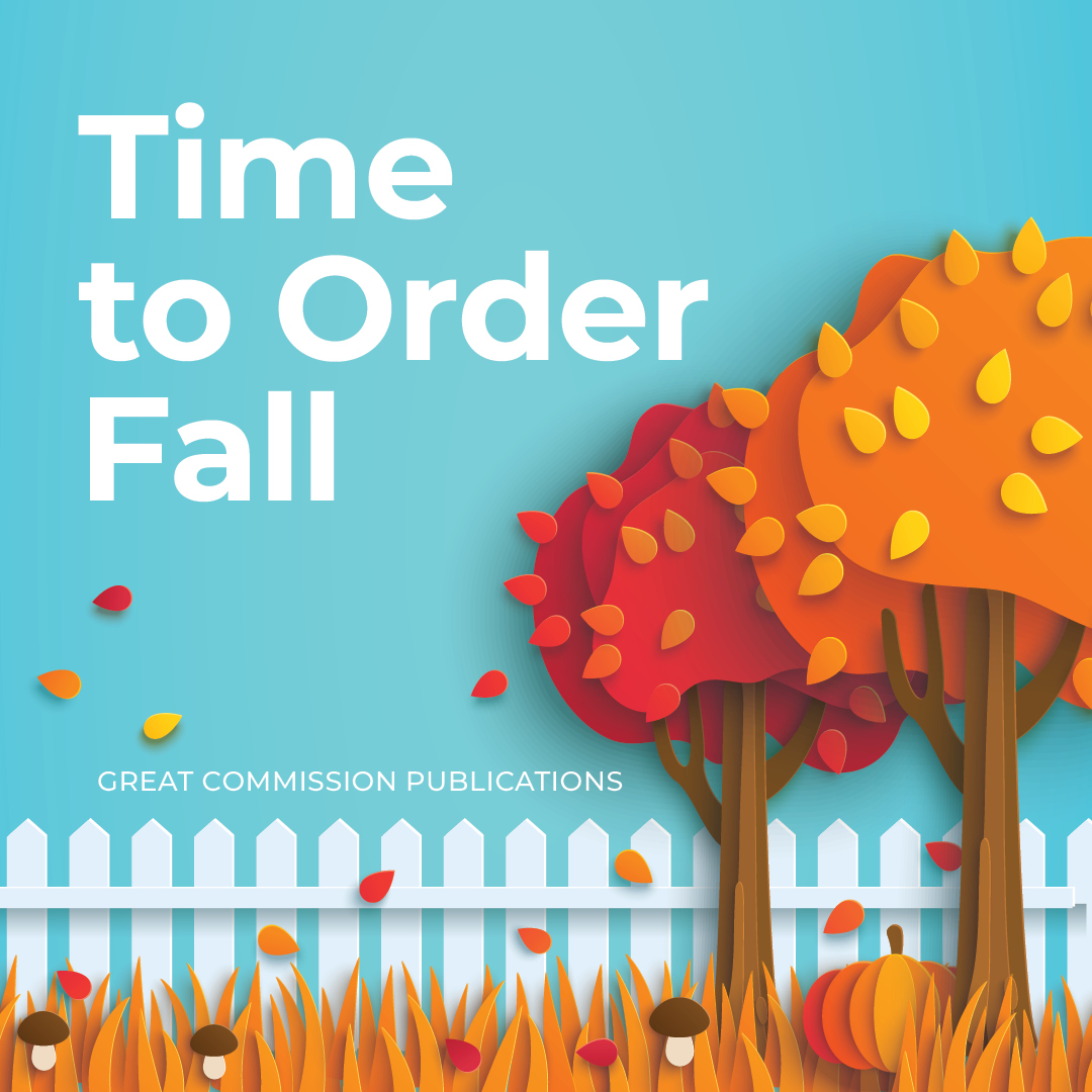 GCP_Publication's tweet image. Good news! Fall curriculum is here, which means you can get ready for your next ministry season. We are praying for you! Order at gcp.org or at 800-695-3387.