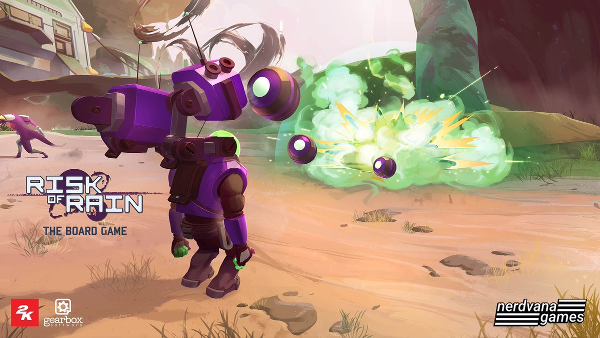 nerdvanagame's tweet image. The launch date reveal is almost here! Follow Risk of Rain: The Board Game on Kickstarter to be notified when we go live: kickstarter.com/projects/nerdv…