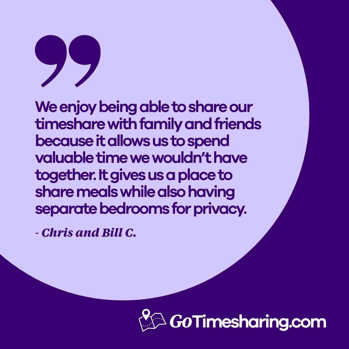 Create lasting memories with the people who matter most. Timeshares allow you to spend time together while ensuring everyone has privacy with separate bedrooms. Discover the joys of shared moments at GoTimesharing.com.