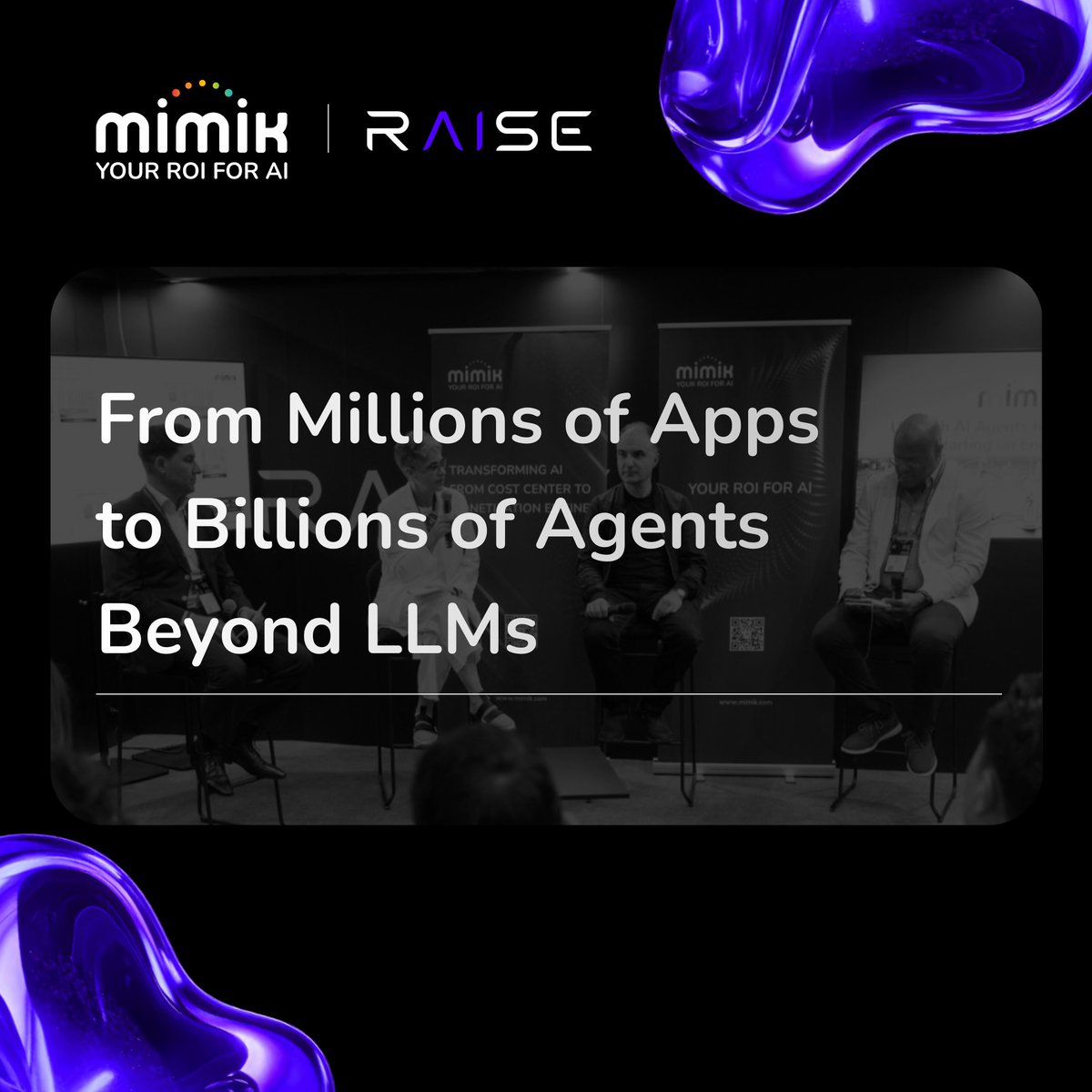 mimiktech's tweet image. 𝐅𝐫𝐨𝐦 𝐌𝐢𝐥𝐥𝐢𝐨𝐧𝐬 𝐨𝐟 𝐀𝐩𝐩𝐬 𝐭𝐨 𝐁𝐢𝐥𝐥𝐢𝐨𝐧𝐬 𝐨𝐟 𝐀𝐠𝐞𝐧𝐭𝐬 - 𝐁𝐞𝐲𝐨𝐧𝐝 𝐋𝐋𝐌𝐬
We’re moving from millions of siloed apps to billions of agents - solving real problems, on the ground, in the physical world: factories, farms, offices, retail environments,…