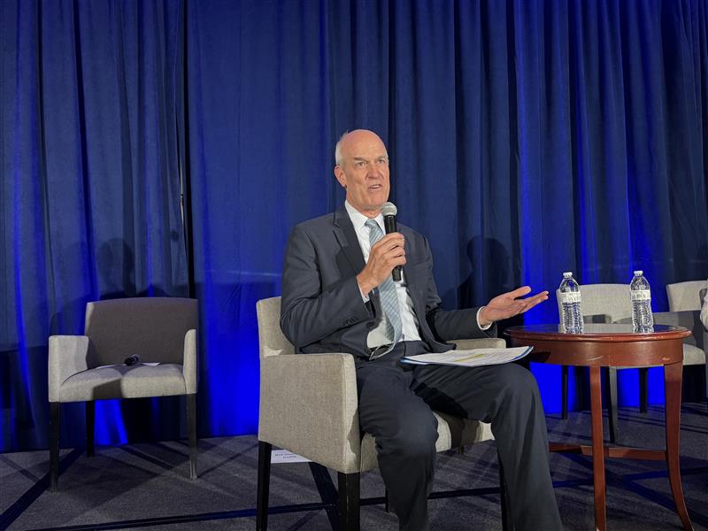 AAAEDelivers's tweet image. House Transportation and Infrastructure Committee Ranking Member @RepRickLarsen chatted with @politico ‘s @Oriana0214 at our ATC Modernization Summit to discuss the latest issues facing the aviation industry