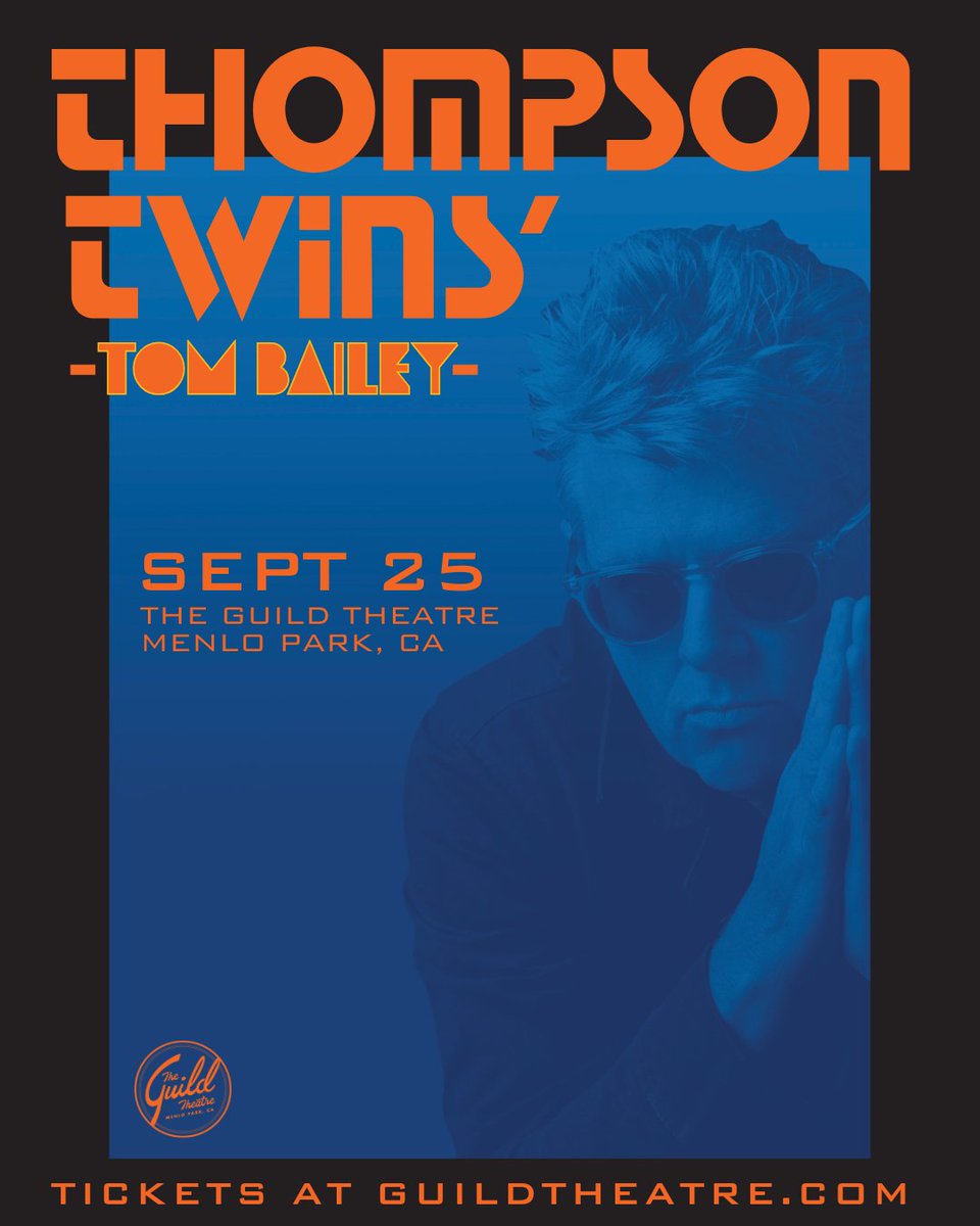 GuildTheatre's tweet image. JUST ANNOUNCED! ๐ Relive the magic of the '80s with Thompson Twins' @TomBaileyTour at The Guild Theatre on SEPT 25. Set reminders now, tickets drop THIS FRI 7/18 at 12PM!
Doors 7PM // Show 8PM