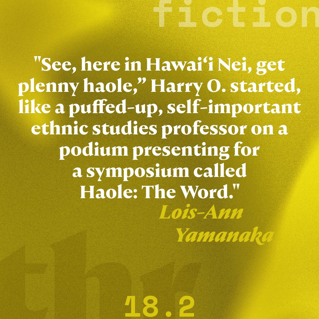 Hopkins_Review's tweet image. Start your subscription to read Lois-Ann Yamanaka&apos;s fiction, and more work from the &quot;Local&quot; Literature: Writings from Hawai&apos;i folio, in THR 18.2!

hopkinsreview.com/shop