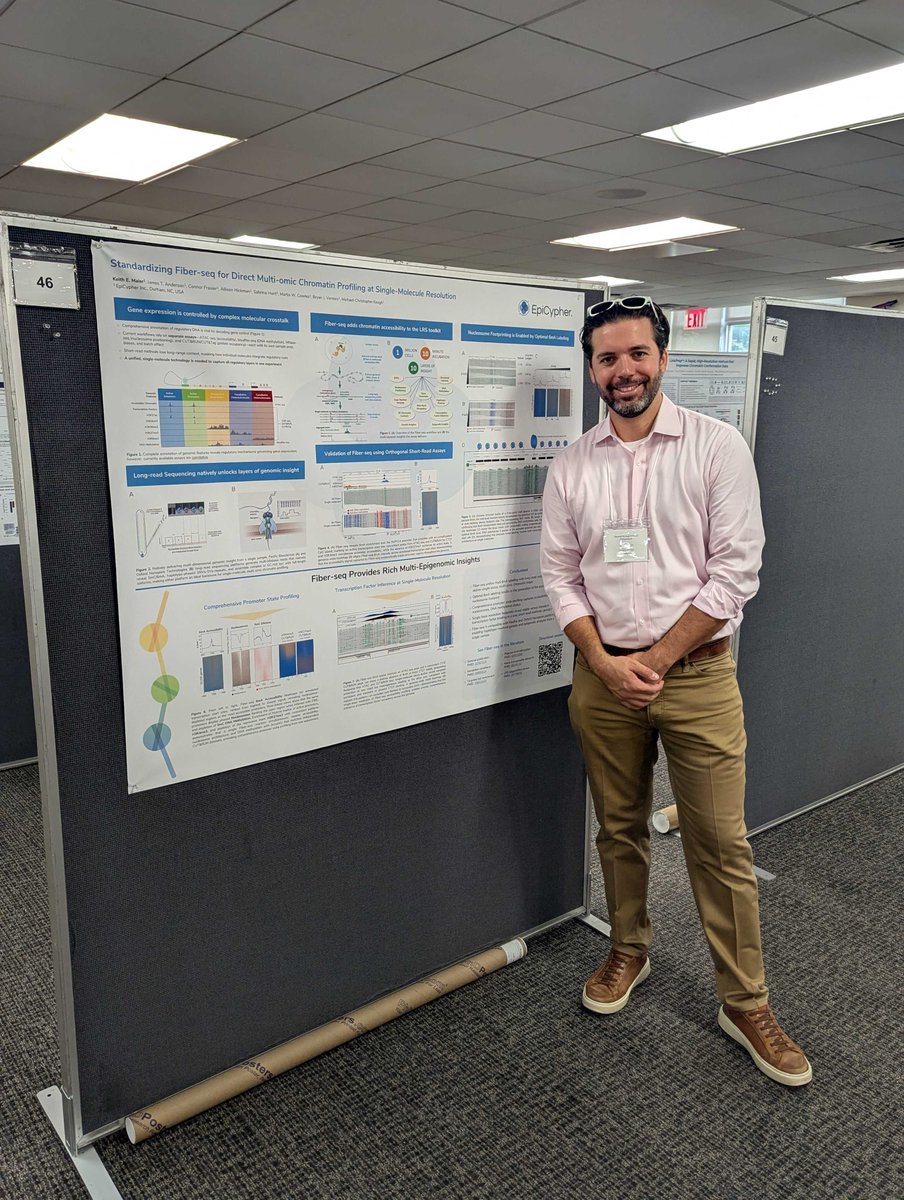 epicypher's tweet image. What if you could map TFs + 5mC on single molecules in one assay? 🧬
We’re combining CUT&RUN with Fiber-Seq™—check out the NYCCC 2025 poster:
👉 explore.epicypher.com/posters/nyccc2…
#Epigenetics #Chromatin
