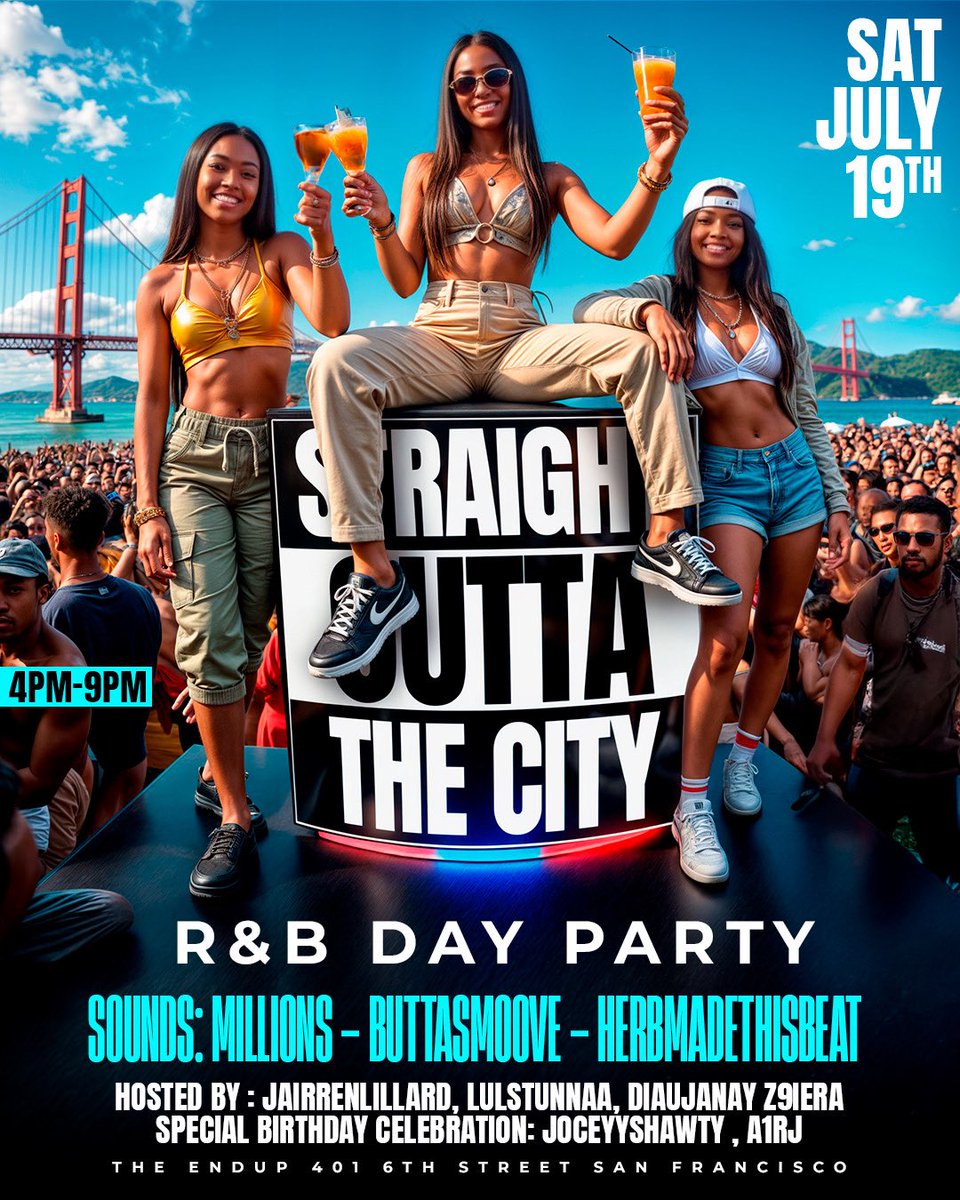 Jairrenlillard 🧟♂️ (@jairrenl) on Twitter photo R&B Day Party Saturday July 19th! Our first event at the best day party venue in SF at The EndUp! 🔥 JL x <a href="/buttasmoove300/">ButtaSmoove</a> X <a href="/djmillions55/">DJ MILLIONS</a> X <a href="/herbmadedisbeat/">HerbMadeThisBeat</a> Bout to be INSANE! 🤯 ticket link below or in bio! 🎟️ R&B Day Party Saturday July 19th! Our first event at the best day party venue in SF at The EndUp! 🔥 JL x <a href="/buttasmoove300/">ButtaSmoove</a> X <a href="/djmillions55/">DJ MILLIONS</a> X <a href="/herbmadedisbeat/">HerbMadeThisBeat</a> Bout to be INSANE! 🤯 ticket link below or in bio! 🎟️