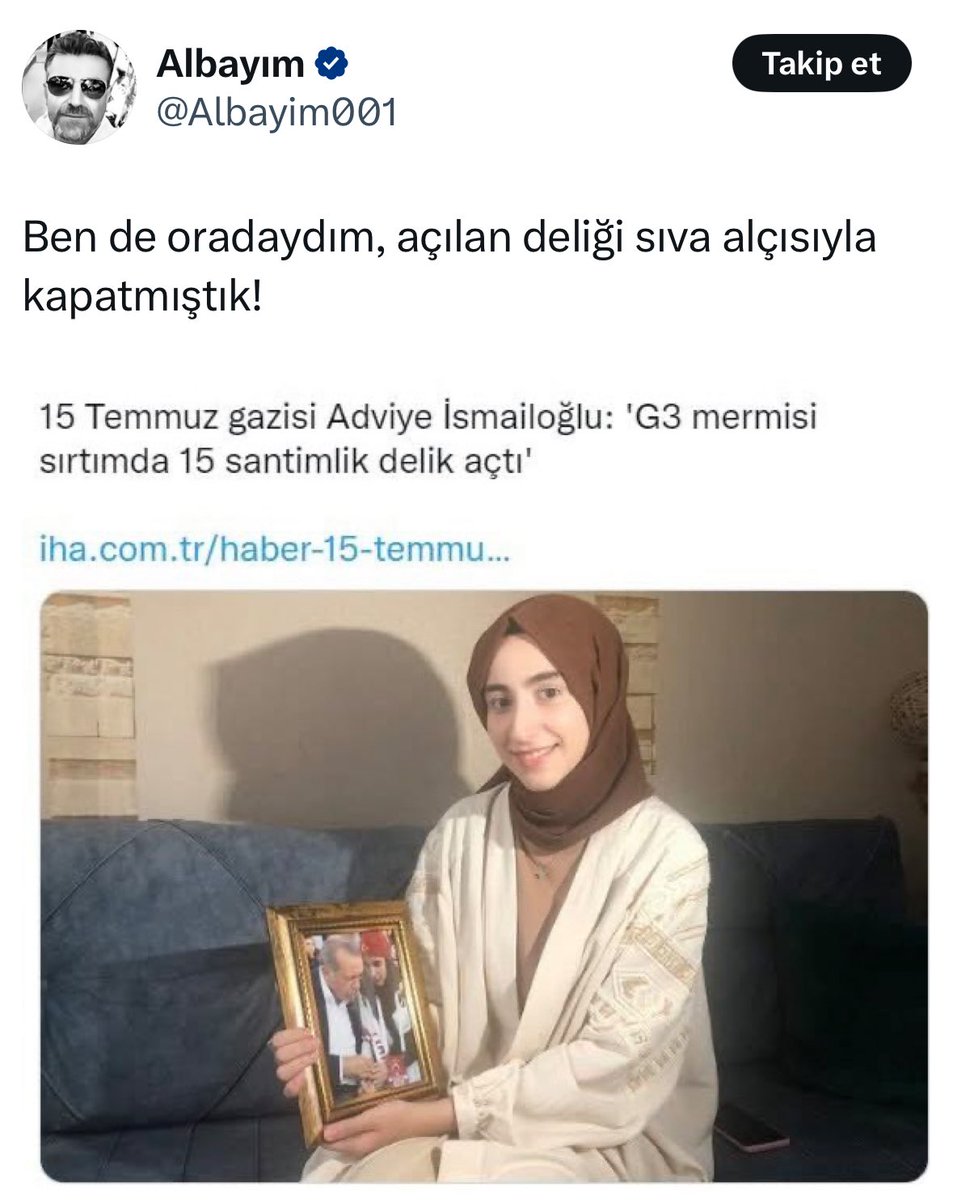 Sabri Amca (caps) (@sabriamcaparodi) on Twitter photo 15 temmuz Şehidimize ağır hakarette bulunan Bu şahıs tutuklanmalıdır destek 🖐️ 🖐️ 🖐️
<a href="/TC_icisleri/">T.C. İçişleri Bakanlığı</a> 15 temmuz Şehidimize ağır hakarette bulunan Bu şahıs tutuklanmalıdır destek 🖐️ 🖐️ 🖐️
<a href="/TC_icisleri/">T.C. İçişleri Bakanlığı</a>
