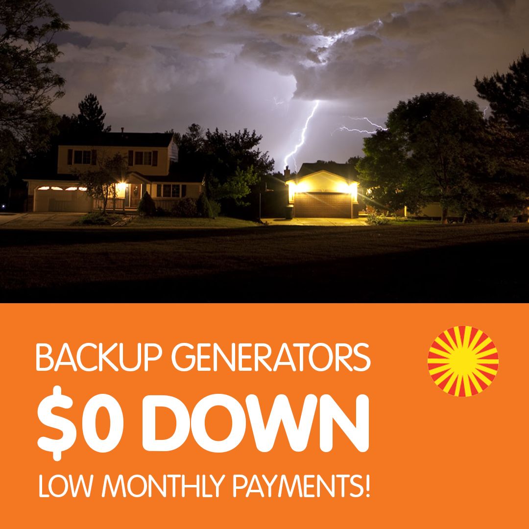 HoffmanEnergy's tweet image. Be prepared for the potential of power outages from major summer storms. Get your backup generator from us today for $0 down and low monthly payments! #BackupGenerator buff.ly/xcRpype
