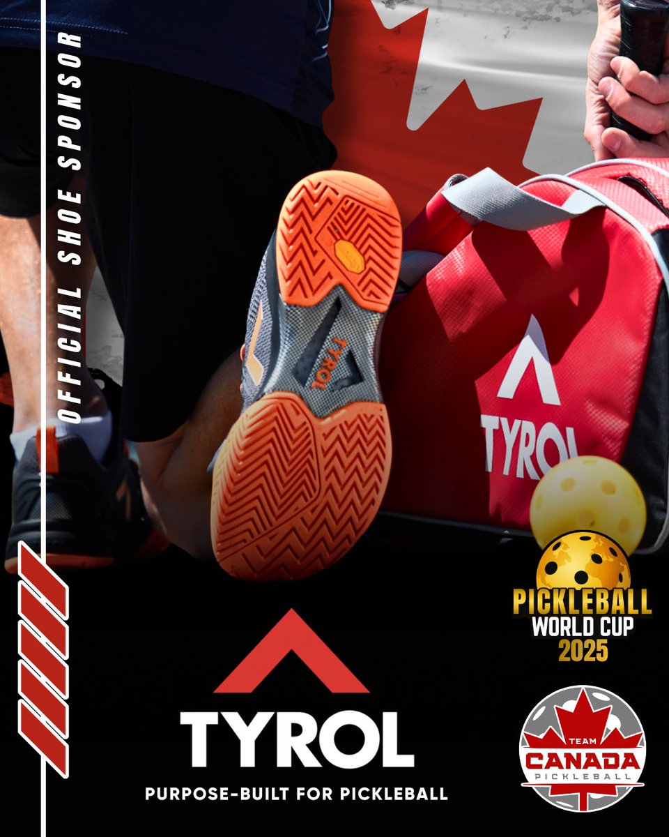Full Send Pickleball (@fullsendpb) on Twitter photo π¨ <a href="/tyrolpickleball/">Tyrol Pickleball</a> π TEAM CANADA π¨π¦ Official Shoe Sponsor π¨
-
Open & Senior Team athletes/staff/crew get footwear to step up their #pickleball game on the π stage π
-
βοΈ fullsendpickleball@gmail.com BY JUL 31 to show interest in playing for (or sponsoring) Team Canada π₯ π¨ <a href="/tyrolpickleball/">Tyrol Pickleball</a> π TEAM CANADA π¨π¦ Official Shoe Sponsor π¨
-
Open & Senior Team athletes/staff/crew get footwear to step up their #pickleball game on the π stage π
-
βοΈ fullsendpickleball@gmail.com BY JUL 31 to show interest in playing for (or sponsoring) Team Canada π₯
