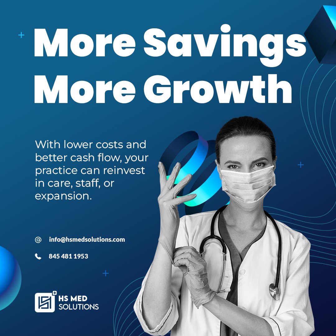 hsmedsolution's tweet image. Reduce your billing costs and grow your practice with expert support that saves up to 50%.

#ReduceCosts #MedicalBilling #BillingSupport #SaveOnBilling #PracticeProfitability #HealthcareBilling #BillingSolutions #CostEffectiveBilling #OutsourcedBilling #HSmedSolutions