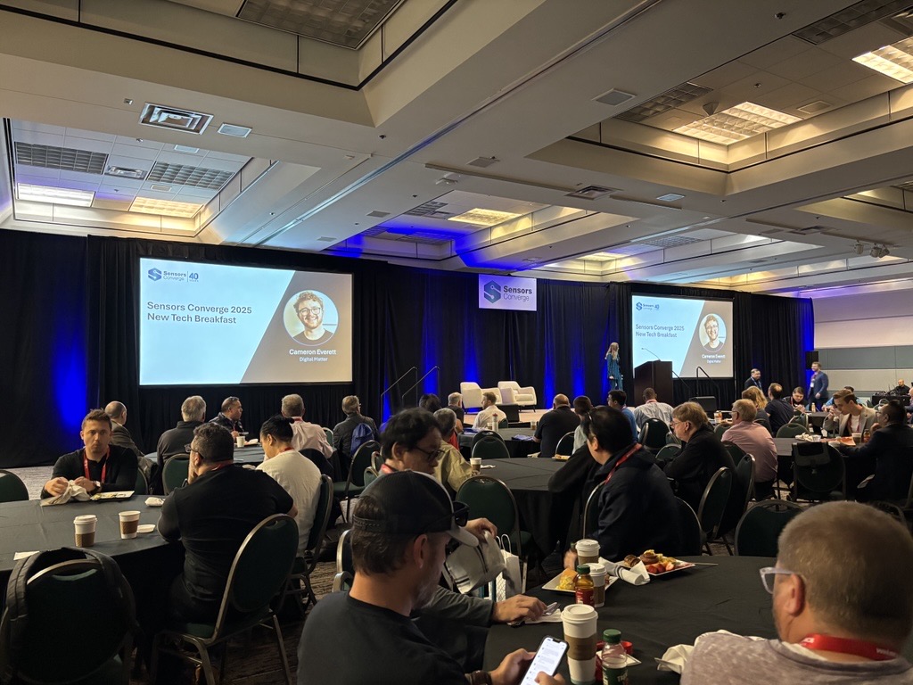 SensorsConverge's tweet image. What a great day at Sensors Converge yesterday—from insightful keynotes and technical sessions to the energy and innovation on the show floor, and the fun and connections at the Awards Ceremony and 40th Anniversary Party. Let’s kick off the final day of #SensorsConverge 2025!