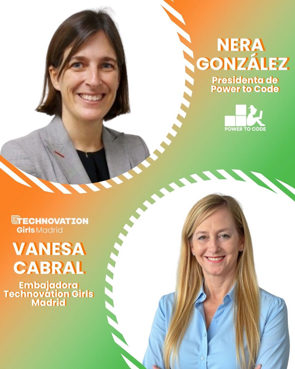 TechnovationMad's tweet image. 🎉 ¡Nueva etapa!
👩💼 Nera González, nueva Presidenta de @empowertocode
🌟 Vanesa Cabral, nueva Embajadora de @TechnovationMad
Gracias por liderar con compromiso y seguir inspirando a nuevas generaciones de chicas en STEM 💻🚀
#PowerToCode #TechnovationGirlsMadrid