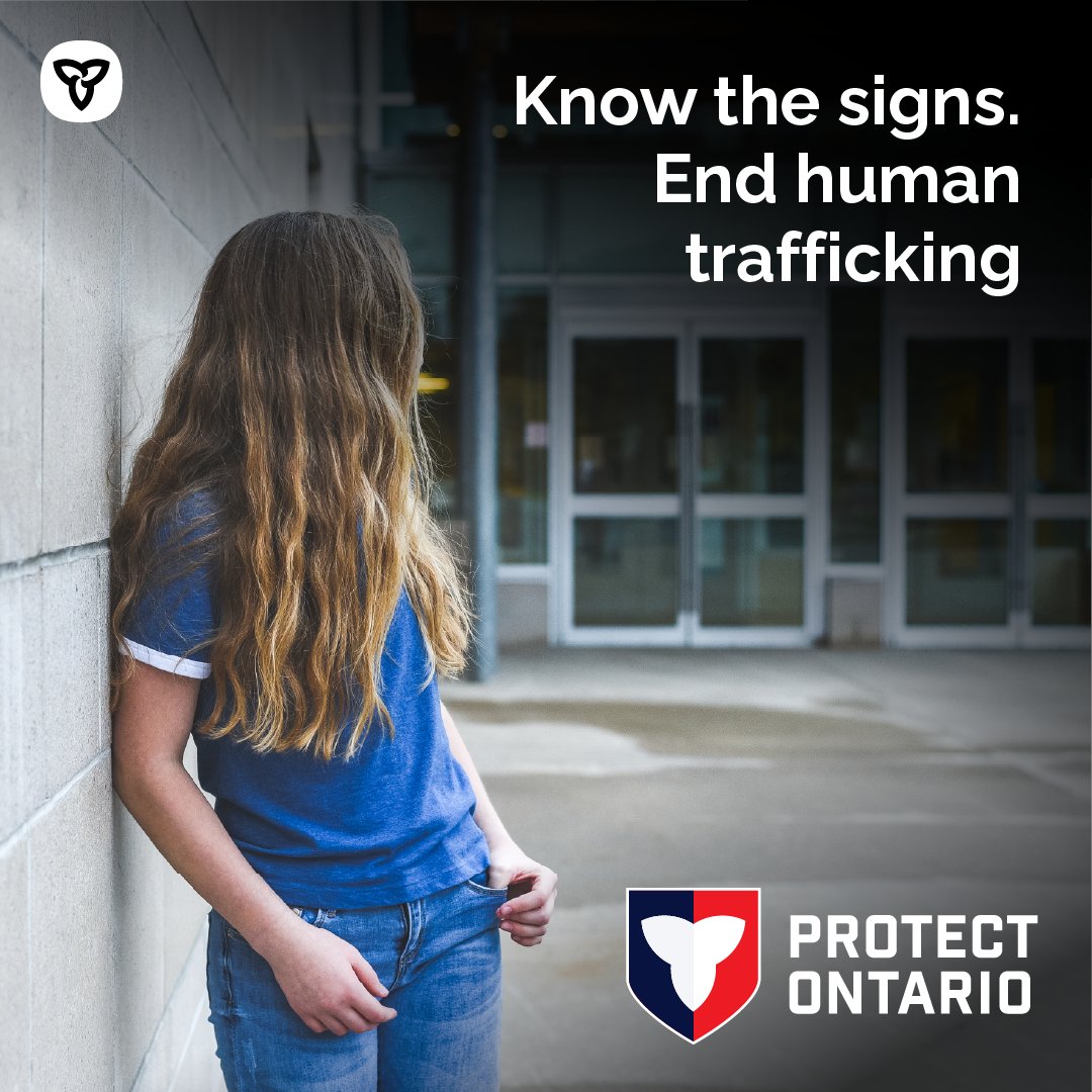 Ontario supports human trafficking survivors with crisis intervention, counselling, and trauma care through trusted community organizations. 

Know the signs and where to find help: ontario.ca/HumanTrafficki…