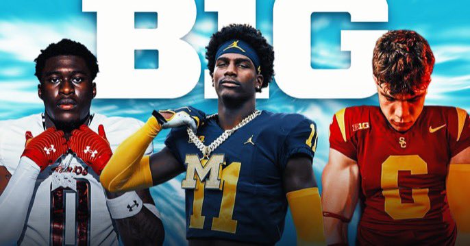 There are 91 prospects in the initial Rivals300 that are committed to a Big Ten school. Breakdown by school: 

17 — USC
14 — Ohio State
10 — Michigan, Oregon
9 — Penn State
5 — Iowa, Washington
4 — Michigan State, Minnesota
3 — Indiana
2 — Illinois, Nebraska, UCLA
1 — Maryland,
