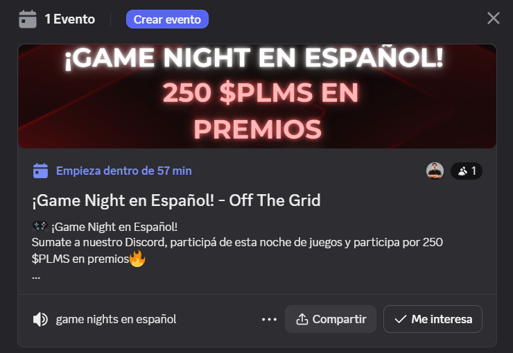🚨 Falta 1 hora para que comience nuestra Game Night en Español.
Habrá 250 $PLMS en premios 🔥
📍 Conectate en nuestro Discord → 
discord.com/invite/polemos…

¡Los esperamos a todos!