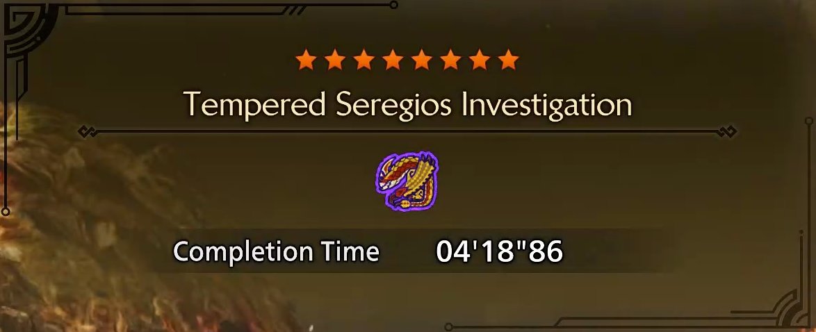 ArisMH10's tweet image. 5★ Tempered Seregios is by far the fight I'm enjoying the most in #MHWilds