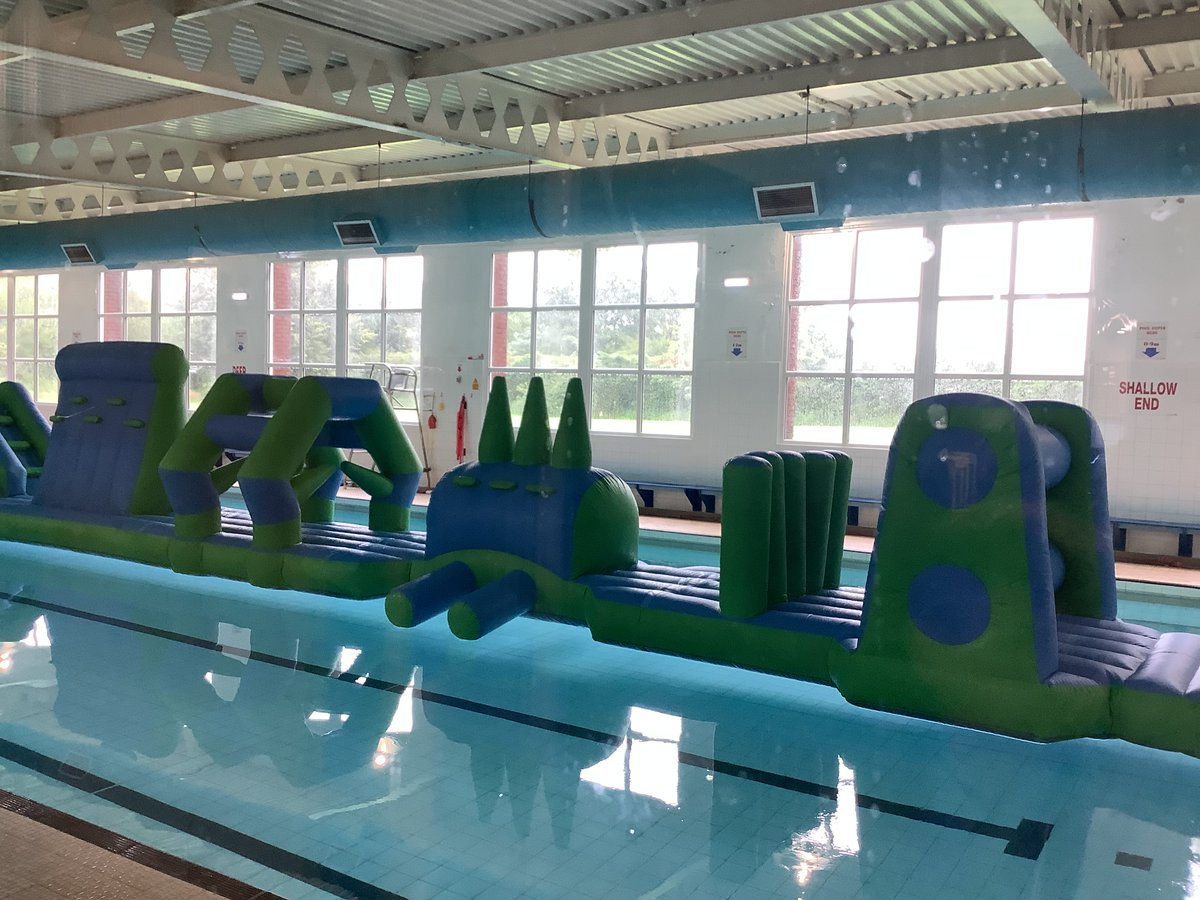Year 6 had a fantastic afternoon at Ramsbottom pool on the inflatables. Thank you to the great staff <a href="/BuryLeisure/">Bury Leisure</a>, especially the lifeguards on duty! #fun #splash #2025leavers