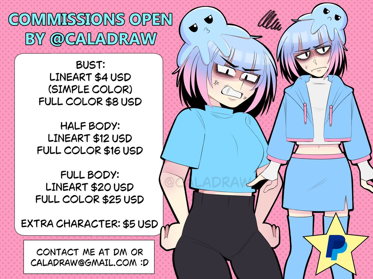 caladraw's tweet image. 🩵 COMMISSIONS OPEN 🩵
I do SFW, chibi, fanarts, NSFW, oc&apos;s, furries and more.
If you are interested, i&apos;m at your service! :D

Help me with ❤️ &amp;amp; 🔄