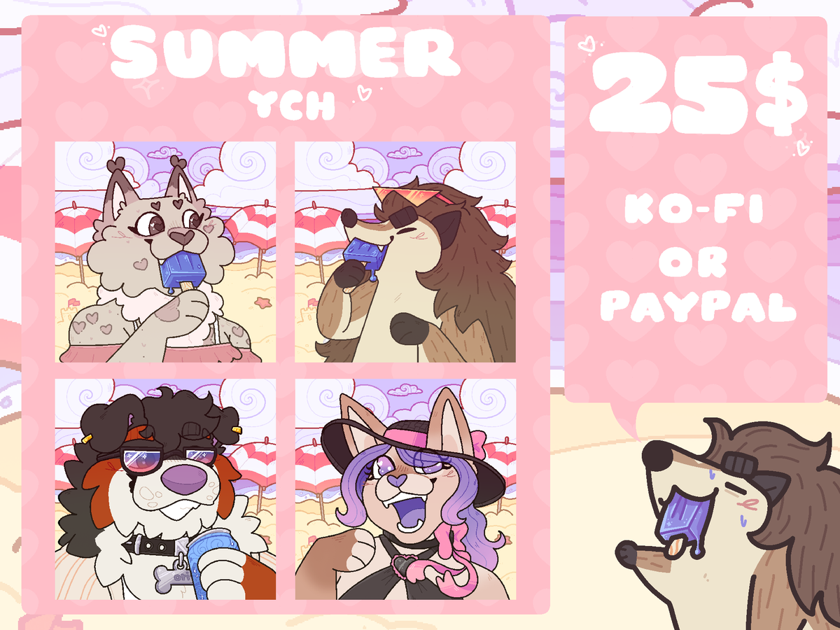 🌊🌴🏖️Summer Icons are Open!!!🏖️🌴🌊 
🏖️All info in pic! 
🌴Any Species! 
🌊Link below!