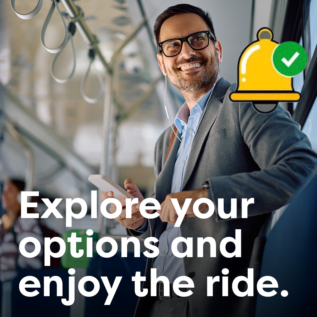 Transit riders, this one’s for you. Use GoMyWayVA™ to compare transit routes, see estimated costs and earn rewards for eligible trips. Track your travel habits, take trips and redeem Coins for popular gift cards, all inside the app’s mobility wallet.