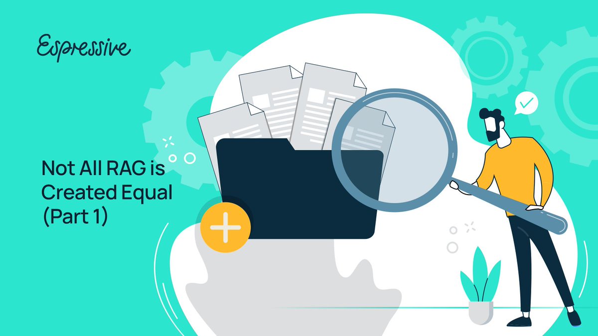 Saying you use #RAG is like saying your car has an engine — it tells you nothing about where it can take you.

What matters is what happens AFTER content is retrieved.

Learn more in Part 1 of our "Not All RAG is Created Equal" series👇

bit.ly/44Nkxyl

#VirtualAgent #AI