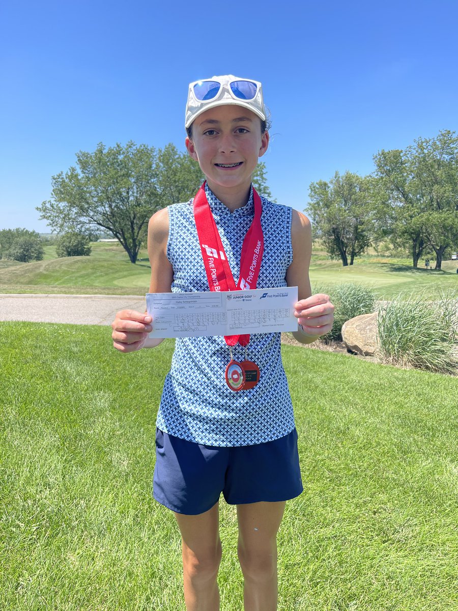 Nebraska Junior Golf (@nebjuniorgolf) on Twitter photo You just have to love a PR 🏅when you get one!
Hailey Schlegelmilch shoots her on personal record with a score of 76. Congrats Hailey! 👏
<a href="/5pointsbank/">Five Points Bank</a> | #CCC You just have to love a PR 🏅when you get one!
Hailey Schlegelmilch shoots her on personal record with a score of 76. Congrats Hailey! 👏
<a href="/5pointsbank/">Five Points Bank</a> | #CCC