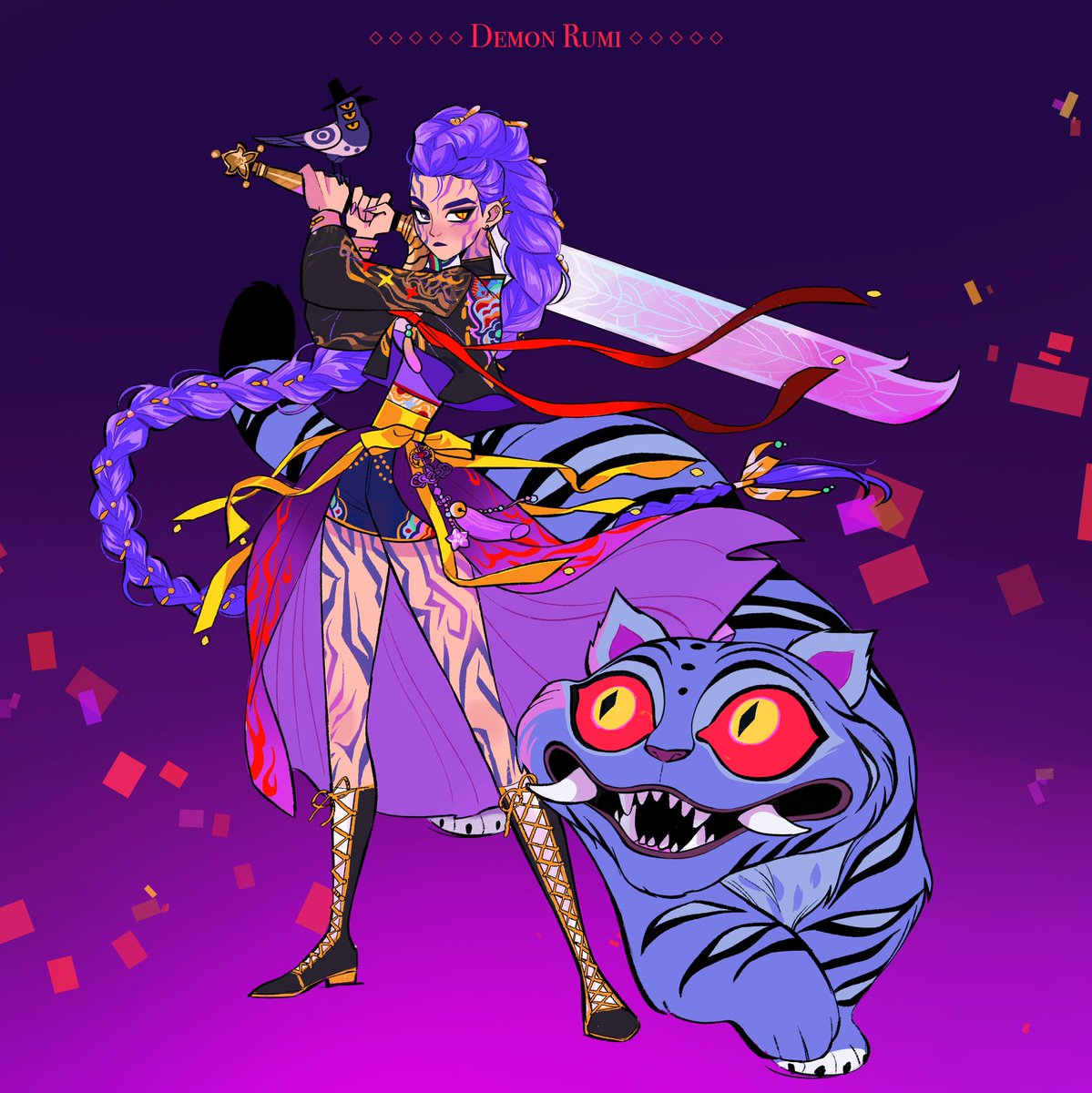 WitchXingStudio's tweet image. 😈Demon Rumi😈 Pre sale starting July 18th 12pm PST. Link in bio.