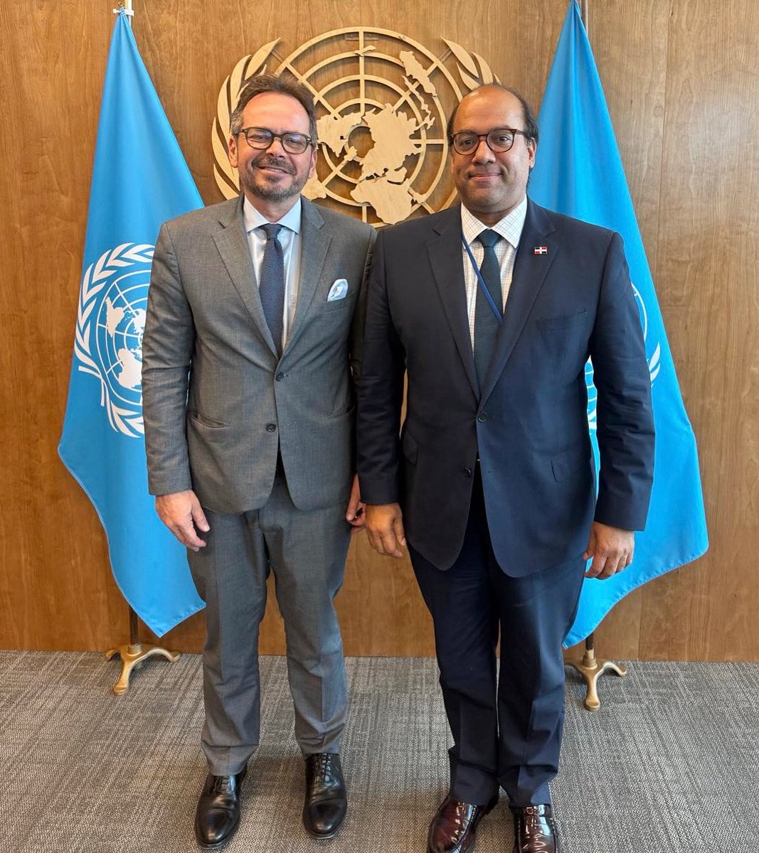 El Embajador Wellington Bencosme, sostuvo una reunión con el Sr. Carlos Ruiz Massieu, recientemente designado como Representante Especial del secretario general de las Naciones Unidas para Haití y jefe de la Oficina Integrada de la ONU en Haití (BINUH), quien asumirá sus