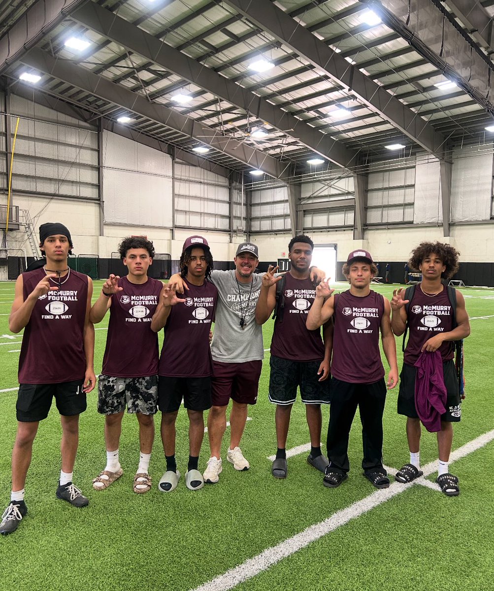 Thank you <a href="/CoachNealMcM/">JORDAN NEAL</a> for the invite to showcase my skills and thank you <a href="/brownfieldIV/">Leo Brownfield IV</a> for choosing me as an MVP <a href="/McMURRYFOOTBALL/">McMURRY FOOTBALL</a>