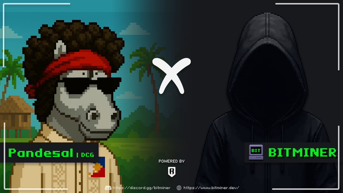 PandesalR's tweet image. Join @0xbitminer for an OG ROLE and GTD giveaway!
3 OG Spots Up For Grabs!
8 GTD WL Spots Up For Grabs!
To enter:
Follow @0xbitminer
Follow @PandesalR
Like & Retweet
Tag 3 friends
Drop your Ronin address (no RNS)
Join: discord.com/invite/bitminer