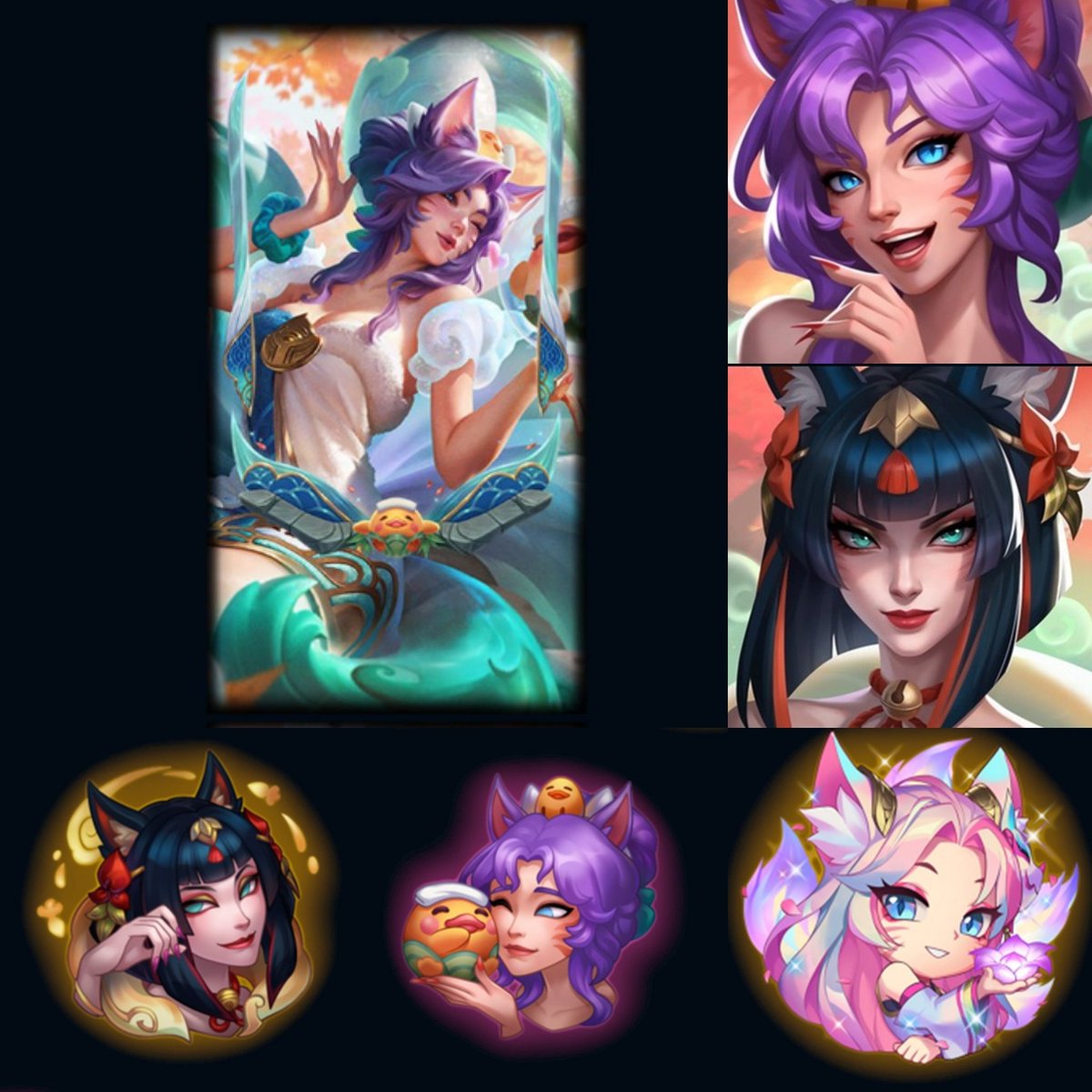 ahricervo's tweet image. Novos cosméticos pra ahri:
• Borda de Skin- Spirit Blossom Springs 
• Icon Ahri Spirit Blossom Springs 
• Icon Ahri After Hours
• Emote Ahri Spirit Blossom Springs 
• Emote Ahri After Hours
• Emote Ahri Spirit Blossom