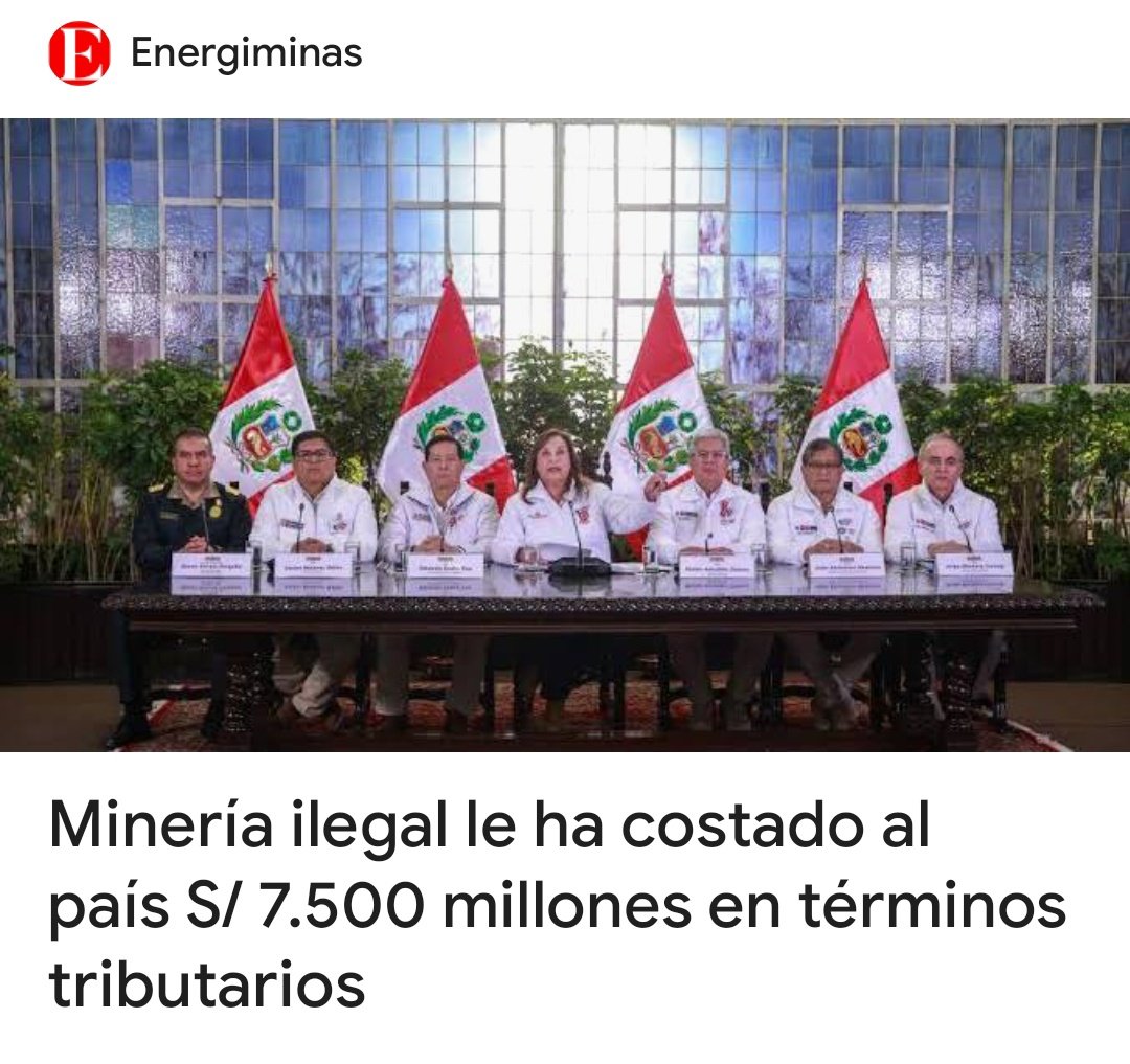 AlexPeruLibre's tweet photo. Si la minería "ilegal" le ha costado al Perú 7,500 millones de soles en evasión y elusión tributaria, entonces la evasión y elusión tributaria de la gran minería debería estar por 750,000 millones de soles en los últimos 30 años.
 https://t.co/5pI1wBV6cj https://t.co/AKIkjeRJQS