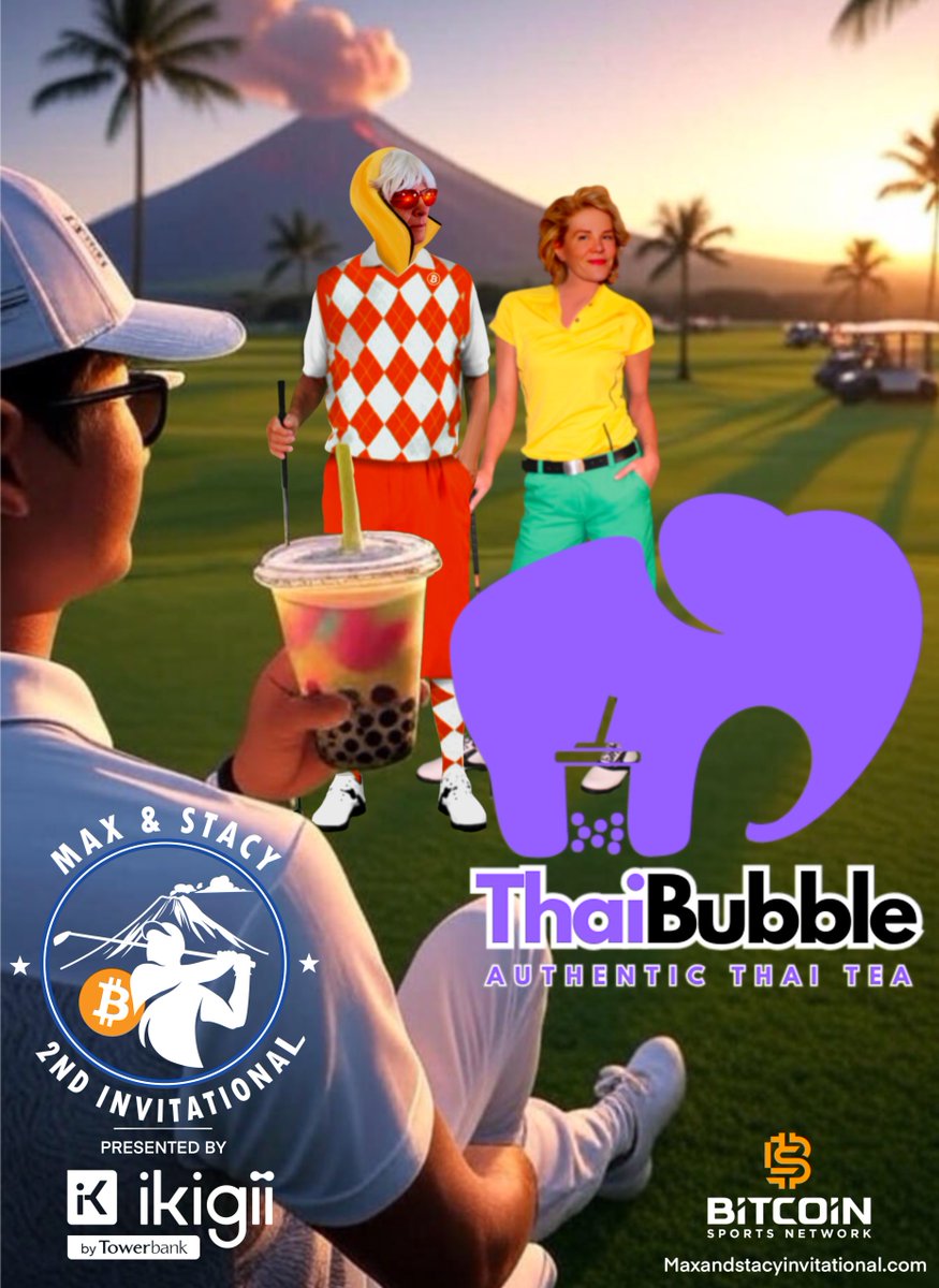 MaxAndStacyGolf's tweet image. Thai Bubble is this weeks featured sponsor for the Max and Stacy Invitational.
We cant wait to offer you these refreshing and delicious drinks after a day in the sun and on the greens.
See you all there in January! โณ๏ธ๐๏ธโโ๏ธ๐ง๐ง
@maxkeiser @stacyherbert @BSN_Events @ikigiiLatam