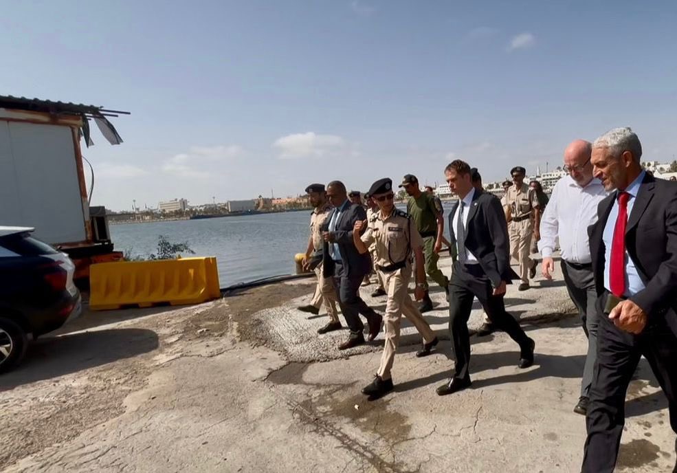 He also visited Tripoli port, where migrants intercepted at sea in the Central Mediterranean are returned to Libya.

Tackling this crisis takes joint action: 🇱🇾 authorities, international orgs, and global partners working together to save lives and stop smugglers.